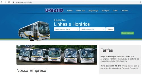 Para confirmar rotas e horários de ÔNIBUS URBANO